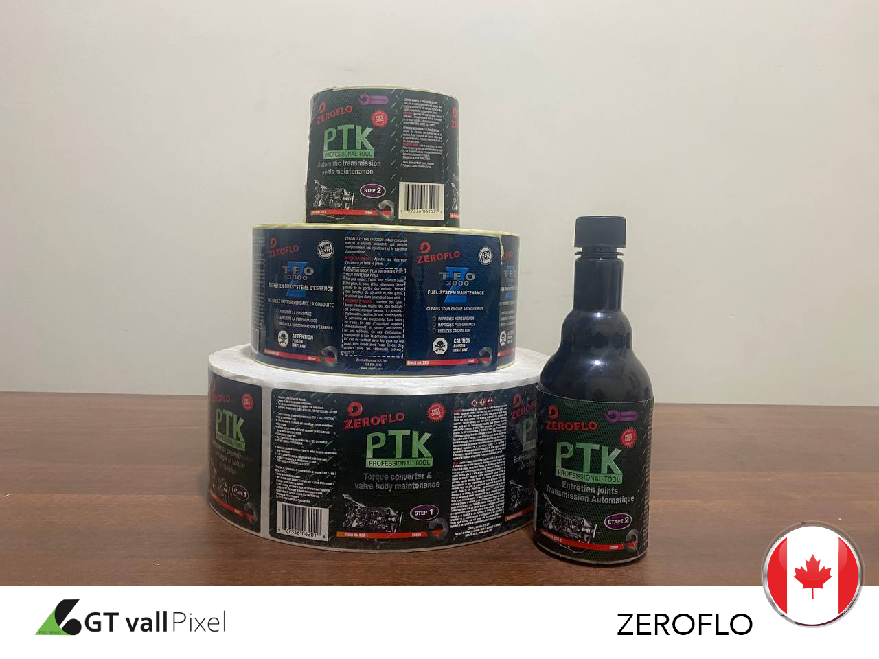 استيكر ورول المنظفات